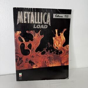 Vintage Metallica Load Guitar Tab Songbook EZ Book With Riffs 1996 Cherry Lane